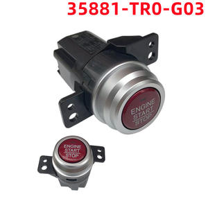 ปุ่มสตาร์ท-ดับเครื่องยนต์ฮอนด้า ซีวิค รุ่น 35881-TR0-G03 สีแดง อลูมิเนียมอัลลอยด์ สวิตช์กุญแจแบบไร้กุญแจ ระบบสตาร์ทระยะไกล - Product Image 4