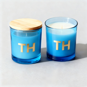 Vendita Calda di Barattoli Vuoti in Vetro Nero per Candele 8oz/10oz, Forma Unica con Fondo Arrotondato, Lussuosi per Decorazione <span class=keywords><strong>Casa</strong></span> - Product Image 6