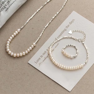 Collier en argent S925 Camélia français pour femmes Petite série fraîche de la forêt Chaîne claviculaire Perle synthétique Bijoux de corps tendance - Product Image 2