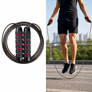Großhandel einstellbare Sprung geschwindigkeit <span class=keywords><strong>Springseil</strong></span> Gewichtete Springseile Springseile - Product Image 1