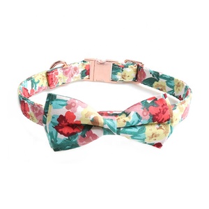 <span class=keywords><strong>Collar</strong></span> de Tela Floral para Perro, Cómodo, Suave, con Corbatín Desmontable, Ajustable, <span class=keywords><strong>Collar</strong></span> para Mascotas, Gatos y Perros, <span class=keywords><strong>Collar</strong></span> Estampado a la Moda - Product Image 2