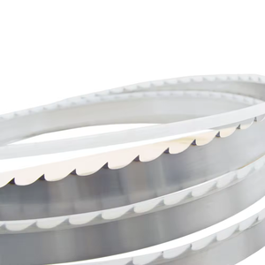 Sierra de cinta segmentada OEM de alta calidad para aserradero industrial, con dientes endurecidos y soldados por alta frecuencia, para madera. - Product Image 5