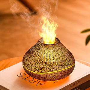 Nuevo 160ml Mini Usb Fire Humidificadores Habitación Hoguera Luz de llama volcánica Humidificadores de aire Difusor de llama Humidificador Enchufe USB Hotel - Product Image 3