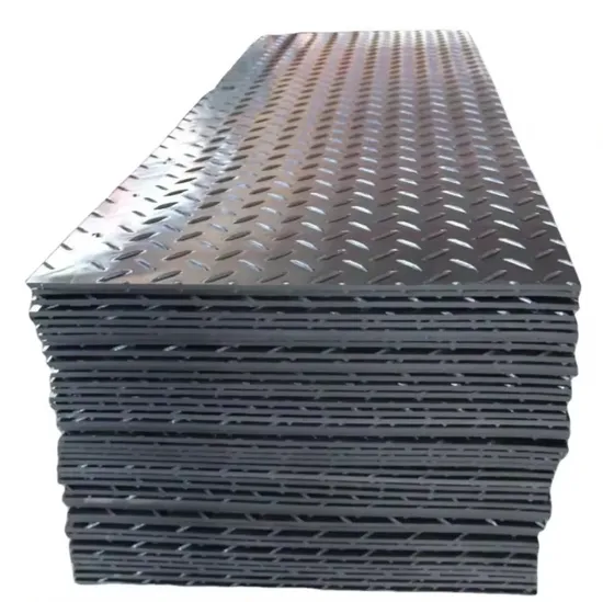 Extruded HDPE Temporary Road Mat Ground Protection Plastic Sheet with Cutting Processing Service