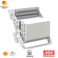 Reflector LED de 240W de Aluminio para Estadios Deportivos, Iluminación para Aeropuertos, Campos de Fútbol, Plazas, Muelles y Torres de Iluminación