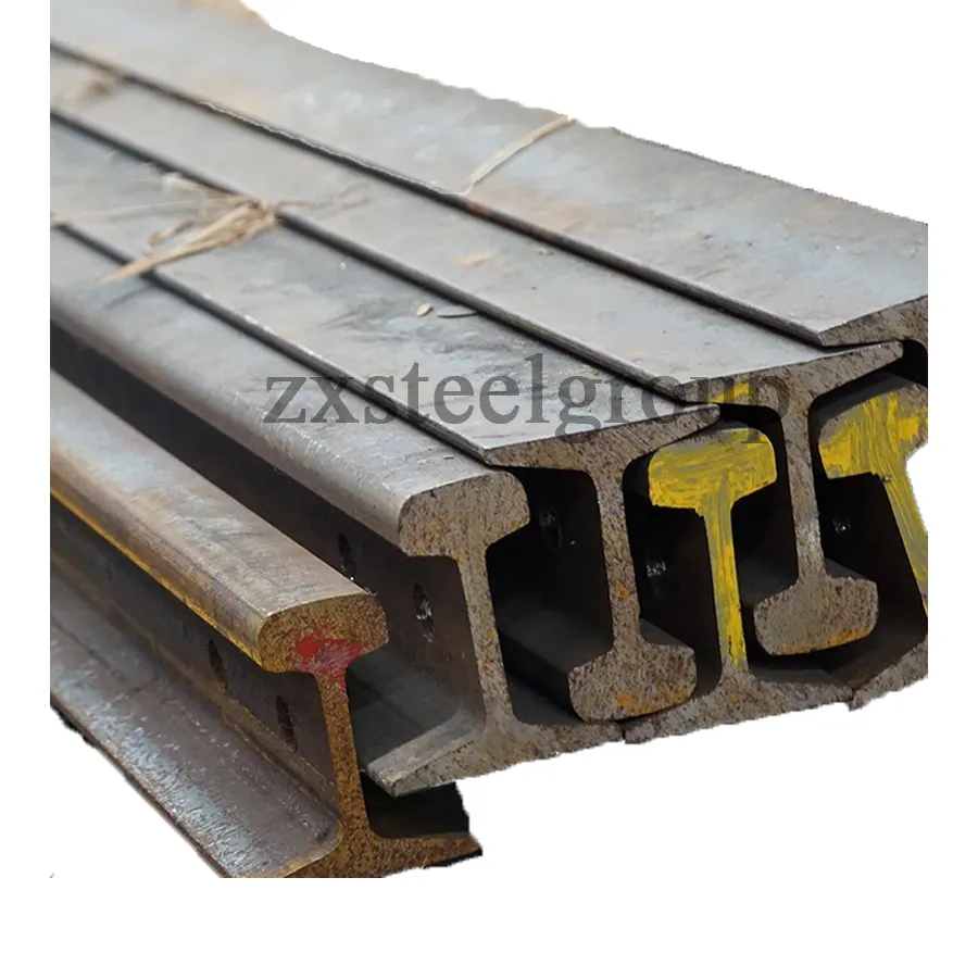 China Steel rail 9kg railway rail for laying routes on sale