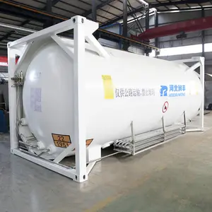 Стандарт ASME 20 футов ISO танк-контейнер для жидкого газа для хранения и транспортировки