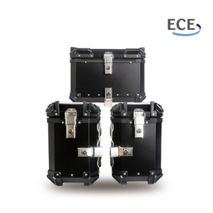 Caixa Lateral De Alumínio JFG para Todas As Motocicletas Top Case Preto Alumínio Moto PannierStorage Bagagem Caixas laterais Da Motocicleta - Product Image 2