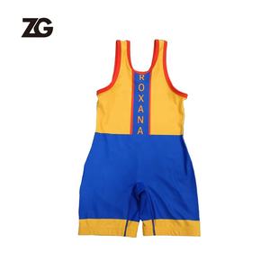 格安カスタム昇華プリントユースボーイガールズレスリングシングレットメンズ女性レスリングシングレットユニフォーム - Product Image 3