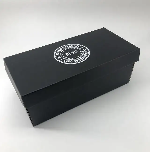 packing shoes box custom use your LOGO and design could packing slipper and shoes or cloth