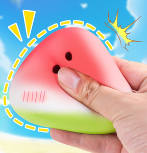 Summer Watermelon Squeeze Stress Relief Toy Silicone PVC PU Material Soft Rebound Decompression Anti-Anxiety Fidget Sensory Toys - Product Image 1