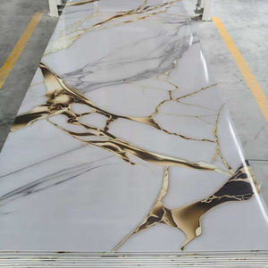 FONJUE 2026 Nouveau Panneau Mural en PVC Effet Marbre UV pour Fond <span class=keywords><strong>de</strong></span> Télévision, <span class=keywords><strong>Plaque</strong></span> Composite en Plastique UV, Panneau Mural - Product Image 5