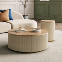 Ensemble de table basse scandinave minimaliste créatif pour salon, petit format, style nordique