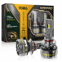 Phares de voiture YOBIS H7 LED M9 PRO 12000LM H1 H4 H11 H8 H9 9005 9006 HB3 HB4 Haute Puissance 140W Faisceau Super Lumineux 12V