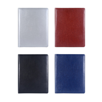 Sacs à documents en cuir pu, format lettre A5 a4, pochette personnalisée, dossier, bloc-notes, fermeture éclair, organisateur de portefeuille ios, vente en gros