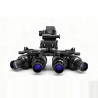 Lunettes de vision nocturne PVS160 à quatre tubes, super résolution 2K de 2e génération, distance de reconnaissance de 120 m, champ de vision horizontal de 100°, étanches, longue portée