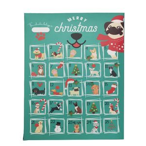 Scatole Calendario dell'Avvento <span class=keywords><strong>per</strong></span> Cani in PET Riciclato, Goffrate e Laminate Opache, con Snack <span class=keywords><strong>per</strong></span> Cuccioli, Natale 2023, Consegna in 25 Giorni - Product Image 3