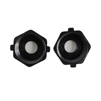 Moule d'injection plastique personnalisé avec cavité sur mesure et matériaux PC ABS PP pour composants hexagonaux