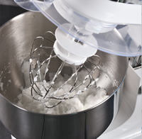Batteur sur socle électrique professionnel en acier inoxydable pour cuisine, mélangeur de pâte à pain, batteur à œufs et lait, machine à mélanger les aliments