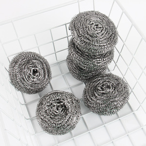 Tampone abrasivo <span class=keywords><strong>in</strong></span> <span class=keywords><strong>acciaio</strong></span> inossidabile sostenibile senza spargimento-pulizia pesante per pentole da cucina asciugatura rapida per lavastoviglie essenziale - Product Image 3