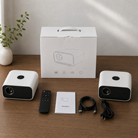 Proyector Inteligente Portátil con Conectividad HDMI, Diseño Compacto de Bolsillo para Entretenimiento en el Hogar y Aplicaciones de Viaje