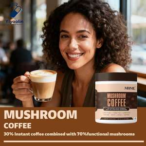 OEM Fabrikant Eigen Merk Paddenstoelen Koffiepoeder voor Volwassenen - Ondersteuning van het Immuunsysteem & Antioxidanten 180g Per Fles - Product Image 2