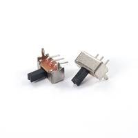 Mini-interrupteur coulissant SMD 3 broches horizontal 1P2T pour haut-parleur Bluetooth, jouet, appareil intelligent, profil bas, RoHS