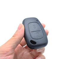 Coque de Clé Télécommande sans Boutons pour Voitures Vauxhall Opel Movano Vivaro Renault Trafic Kangoo Nissan Primastar, sans Lame