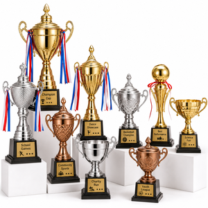Trophée de reconnaissance d'entreprise, coupe personnalisée avec logo, récompense pour les employés, hommage aux partenaires, cadeau de cérémonie d'entreprise - Product Image 1