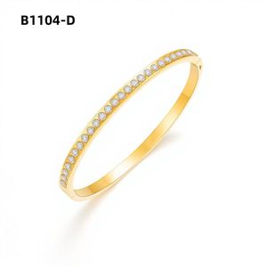 Amy Amy Tennis <b>Bracelet</b> Gold Plated <b>Crystal</b> Rhinestone Channel Setting Women's Fashion Jewelry Gift B1104 - Product Image 2