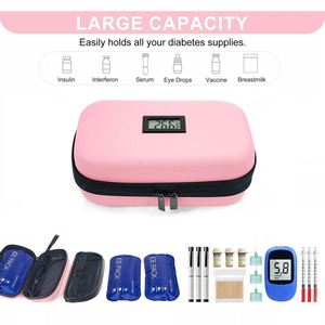 Custom PU Insulated Travel Cooler Bag for Outdoor Protective Ice Brick Organize Storage and Pack Insulin Pen for Diabetics - Product Image 4