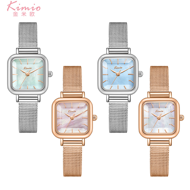 OEM Acceptable New Popular Wrist Lady Women Luxury Watch square Gold Womens Watches