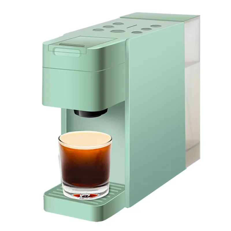 (선택) 중대한 질 소형 커피 캡슐 기계 제작자 600ML 다 색깔 캡슐 커피 메이커