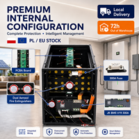 Kit de Batería DIY MB56 en Stock en la UE, Entrega Local, 16S 51.2V 628Ah 30KWh LiFePO4, Caja para Batería de Almacenamiento de Energía Solar DIY