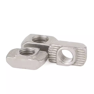 Accessoires pour <span class=keywords><strong>profil</strong></span>és aluminium Série 4040 : Écrous en T M4 M5 M6 à encastrer, zingués à haute résistance, pour fente de 8 mm - Product Image 6