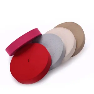 Cotton Webbing High Quality Eco-friendly Webbing 20mm Cotton Twill Herringbone Tape