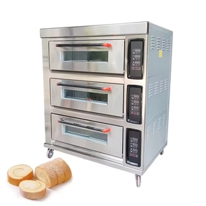 <span class=keywords><strong>Four</strong></span> à pizza et <span class=keywords><strong>pain</strong></span> <span class=keywords><strong>professionnel</strong></span> à convection 380V, idéal pour boulangeries et restaurants, pour la cuisson de farine, maïs, lait et noix. - Product Image 1