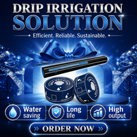 Ruban d'irrigation goutte à goutte plat anti-colmatage Zhifu, ligne de goutte-à-goutte souterraine en PE durable, modèle XP001 pour la culture de légumes