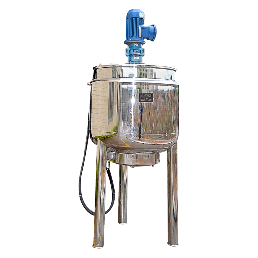 Good price 100l liquid mixing tank stainless steel hair conditioner mixing machine electric heating stirred tank
