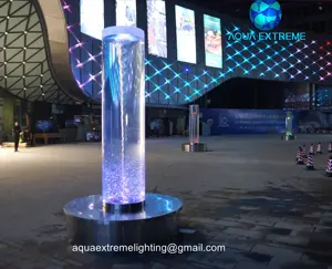 Fontaine de vortex pour hommes, eau extérieure, LED, pour projets de styliste et de fabrication, 2020