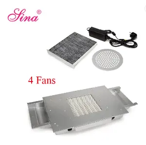 OEM Factory Sell New Nail Salon Table Vacuum Nail Dust Fan Extractor Collector