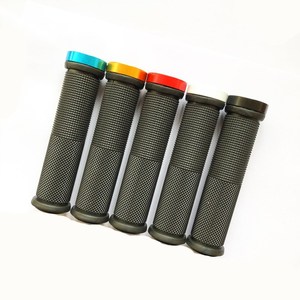 Poignées de guidon de vélo 22,2 mm en aluminium avec verrouillage ergonomique pour VTT Noir Blanc Rouge Bleu Jaune - Product Image 1