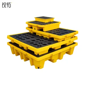 Plastic HDPE Material And 4-Way Entry Type Spill Pallet