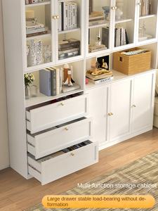 Estantería ajustable moderna, estantería a prueba de polvo, vitrina de almacenamiento multicapa de pie - Product Image 2