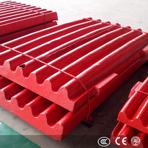 Plaque de mâchoire mobile Shanbao PE 400600 PE500750 PE600900, pièce de rechange pour concasseur à mâchoires, en acier manganèse haute résistance - Product Image 2