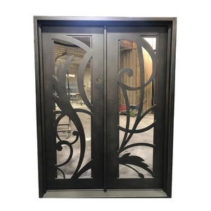 Catalogue design de porte en fer forgé intérieur portes en fer forgé à coupure thermique - Product Image 4
