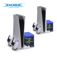 Station de charge de ventilateur de refroidissement à alimentation directe d'usine DOBE support vertical pour accessoires de console de jeu PS5 Slim