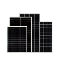 Convertisseur solaire hybride pour panneaux solaires monocristallins PERC 150W-200W, entièrement noirs, demi-cellules, système d'énergie solaire domestique