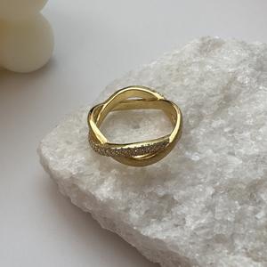 Bague en argent pur S925 brossé avec un design de niche, style vintage italien et français, coupe en platine, bijoux fins - Product Image 4