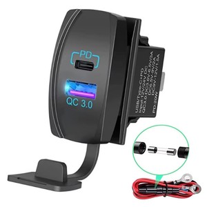 <span class=keywords><strong>Chargeur</strong></span> <span class=keywords><strong>USB</strong></span> de style interrupteur à bascule WH, compatible avec les panneaux à interrupteurs à bascule, <span class=keywords><strong>chargeur</strong></span> <span class=keywords><strong>USB</strong></span> <span class=keywords><strong>Type</strong></span> <span class=keywords><strong>C</strong></span> PD 4.2A pour voitures, bateaux, camions, camping-cars - Product Image 1